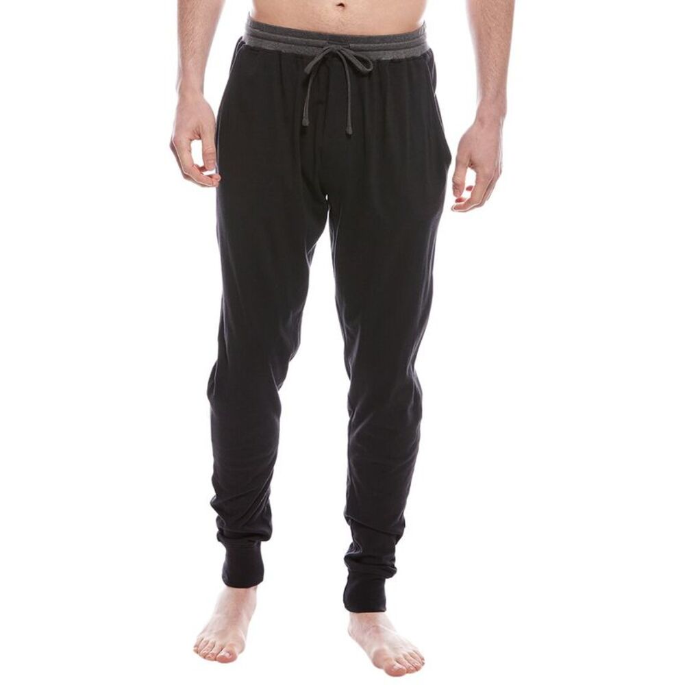 Unsimply Stitched Mens  Cuffed Jogger, Black